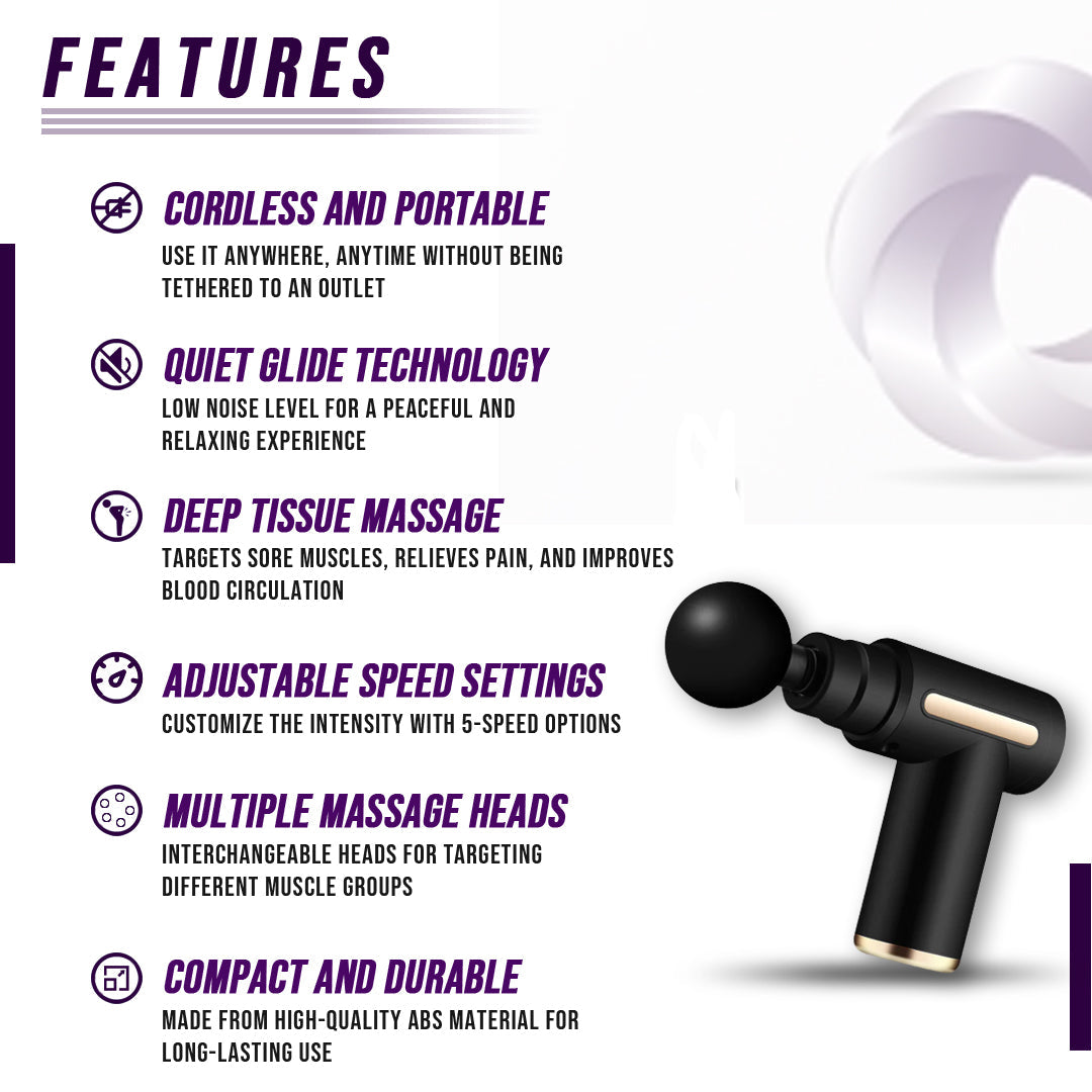 MuscleRelief™ Deep Tissue Massage Gun