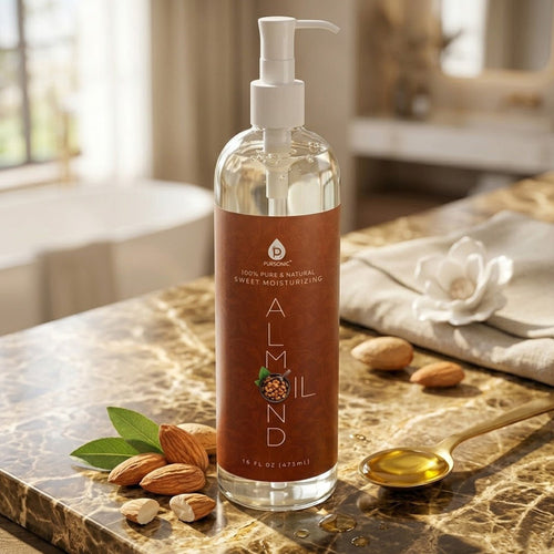 100% Pure & Natural Sweet Almond oil 16 Oz.